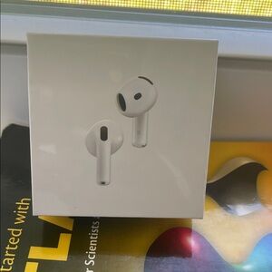 AirPod 4 with Active Noise Cancellation New Earbuds with Charging Case - White